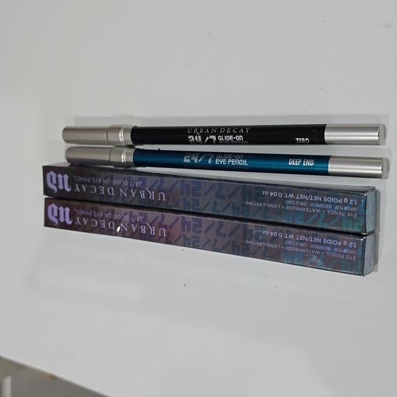 35% DISCOUNT! ✅ 2 x Urban Decay DEEP END & ZERO 24/7 Glide-On Pencils ✨ BNIBs - Picture 6 of 6
